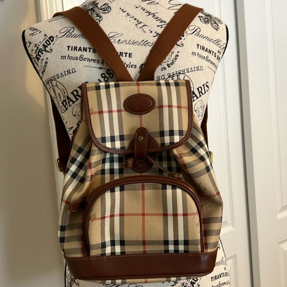 Authentic Vintage Burberry Backpack - Picture 1 of 11